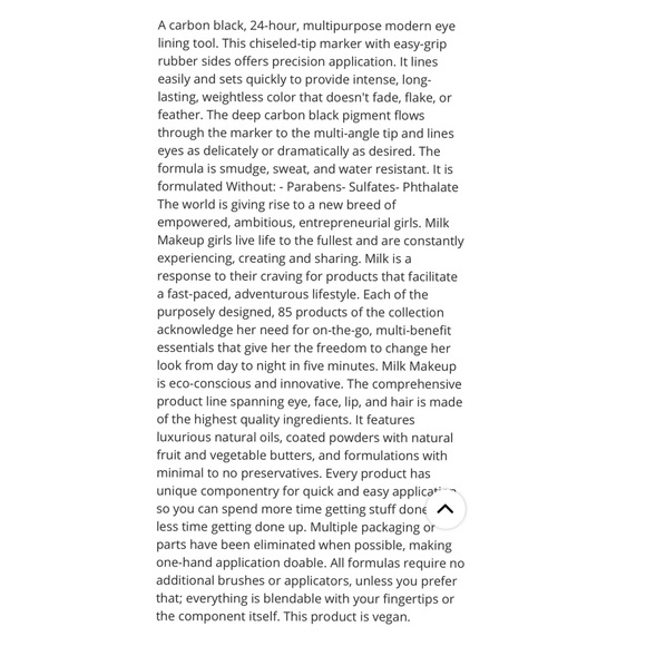 3/$20 NEW Milk Makeup Eye Marker in Black Sheep, 2ml - Picture 8 of 8